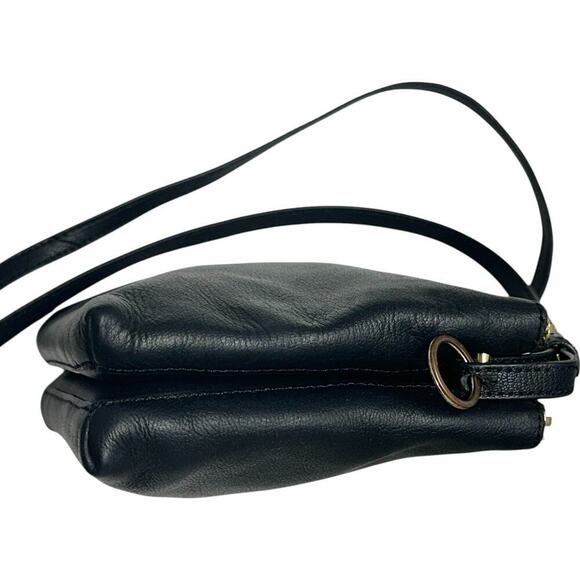 TED BAKER Daniibar Double Zip Leather Crossbody Bag In Black - Picture 6 of 15